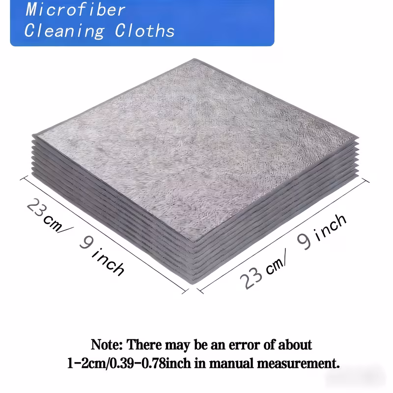 Soft microfibre car cleaning cloths