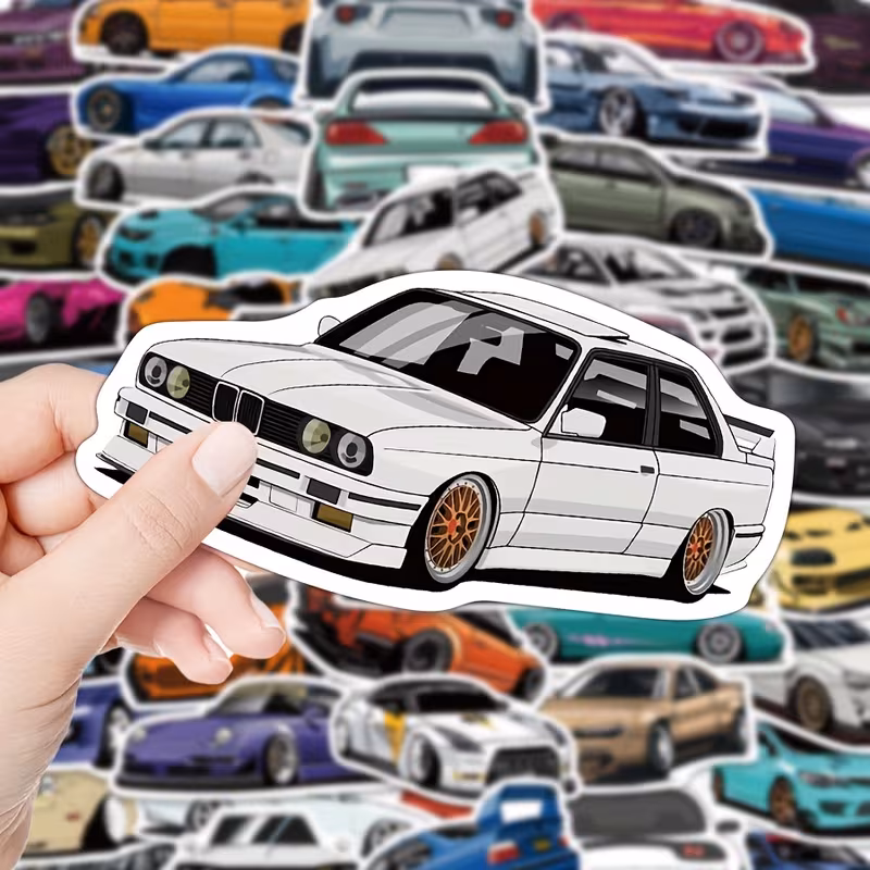 Random JDM car stickers